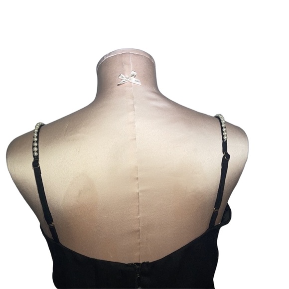 Carolina Benoit black top with beautiful pearl details. Size S - Picture 4 of 15